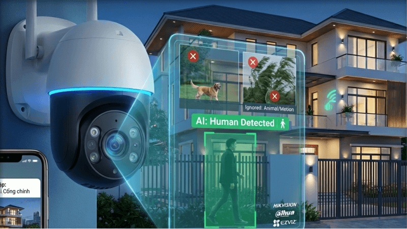 Camera AI Phát Hiện Người Lạ: Có Thật Sự Bảo Mật Hơn Camera Thường?